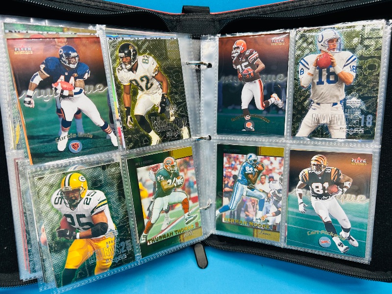 Photo 7 of 151743…final sale no returns/refunds-160 mixed football  foil, chrome, holo, and refractor cards in binder