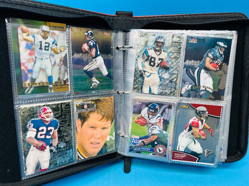 Photo 19 of 151743…final sale no returns/refunds-160 mixed football  foil, chrome, holo, and refractor cards in binder