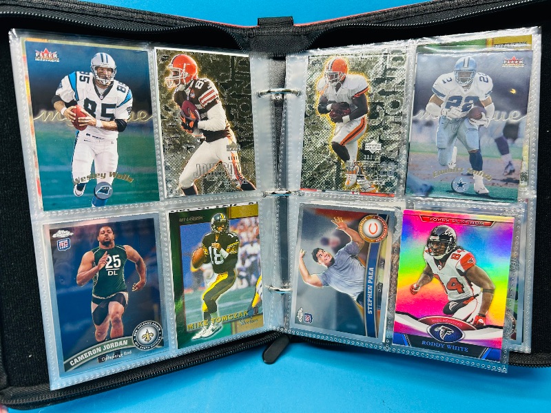 Photo 18 of 151743…final sale no returns/refunds-160 mixed football  foil, chrome, holo, and refractor cards in binder