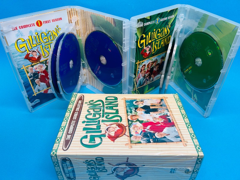 Photo 1 of 151769…Gilligan’s Island complete series 1 and 2 DVDs 