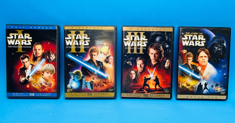 Photo 1 of 151775…4 Star Wars DVD  movies 