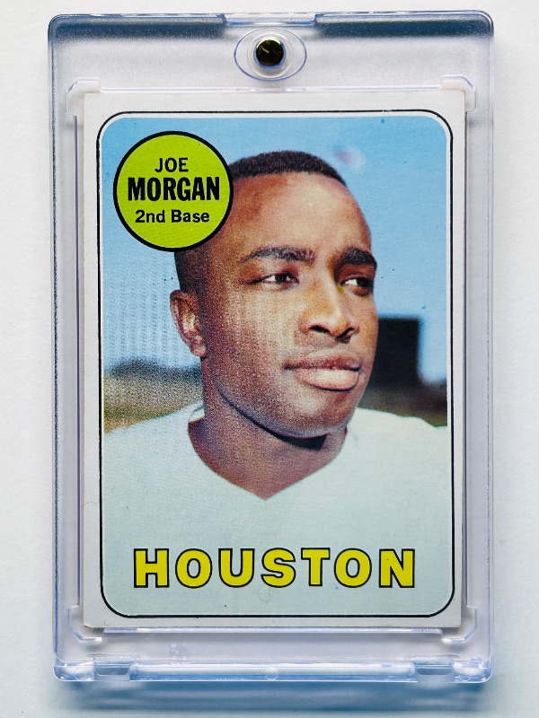 Photo 1 of 151806…vintage 1969 Joe Morgan card 35  in hard plastic case 