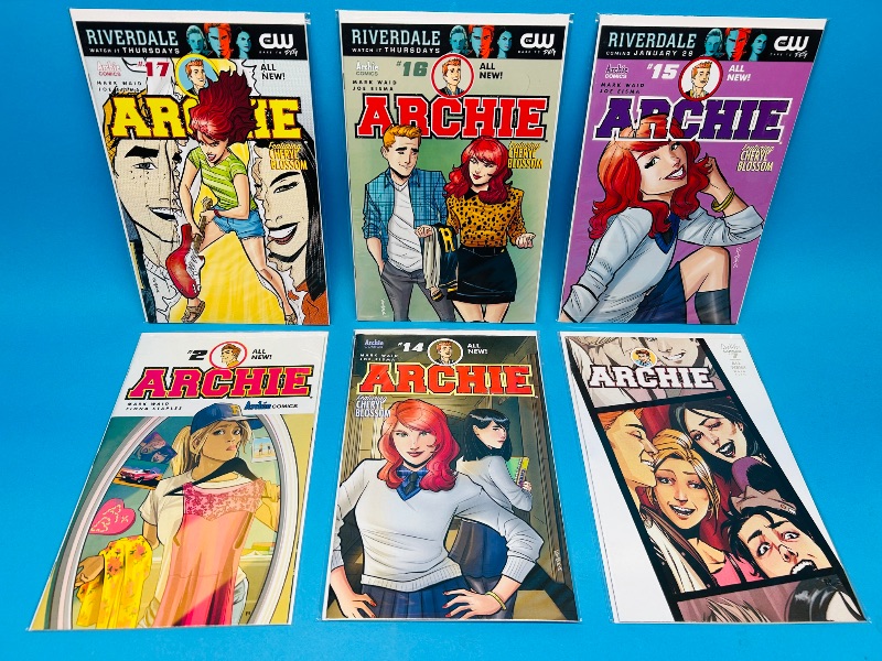 Photo 1 of 151837…6 Archie  comics in plastic sleeves 