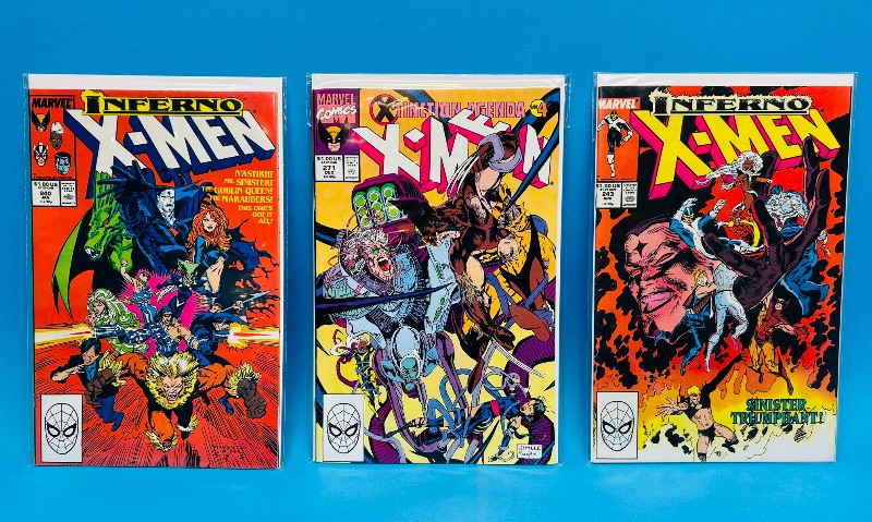 Photo 1 of 151842…3 X-men  comics in plastic sleeves 