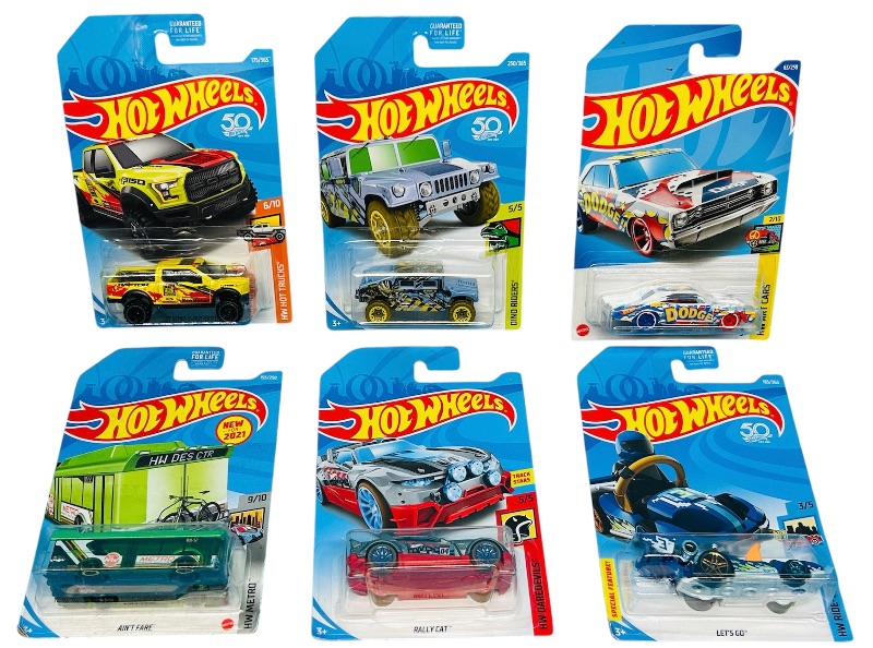 Photo 1 of 151847… 6 hot wheels die cast cars 