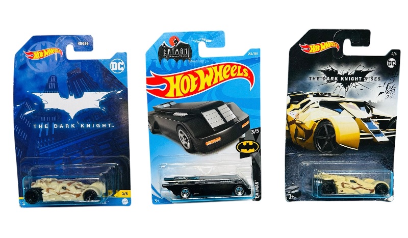 Photo 1 of 151848…3 Batman hot wheels die cast cars 