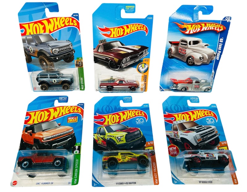 Photo 1 of 151862… 6 hot wheels die cast trucks 