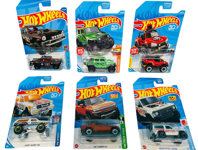 Photo 1 of 151864… 6 hot wheels die cast trucks 