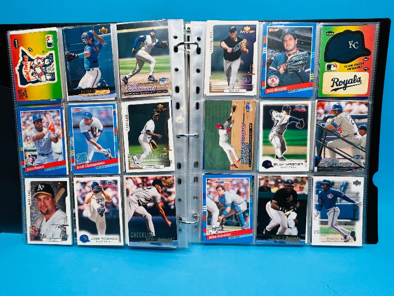 Photo 5 of 151869…final sale no returns/refunds-306 mixed baseball cards in binder 