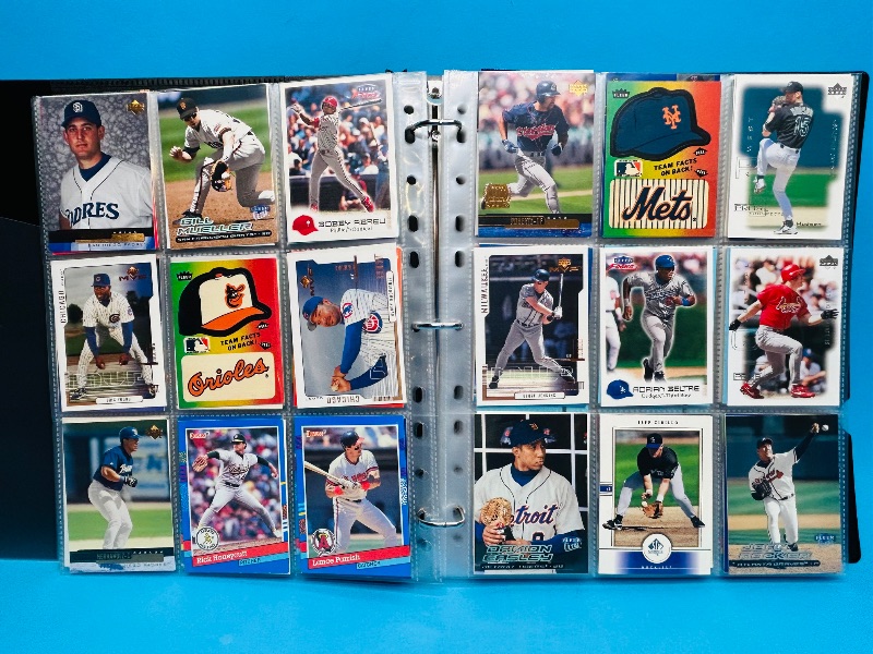 Photo 11 of 151869…final sale no returns/refunds-306 mixed baseball cards in binder 