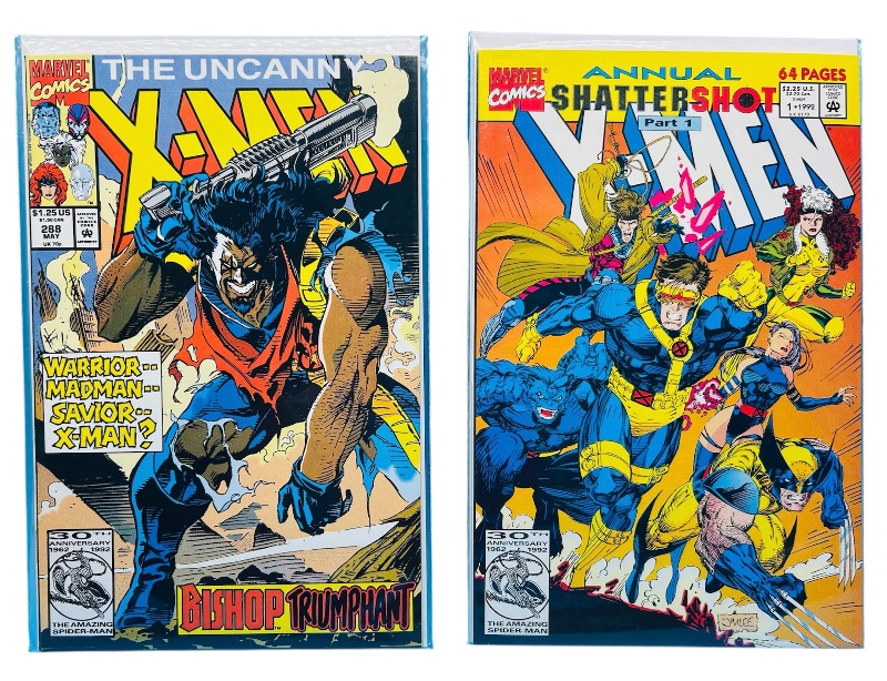 Photo 1 of 151908…2 X-men comics 30th anniversary in plastic sleeves 