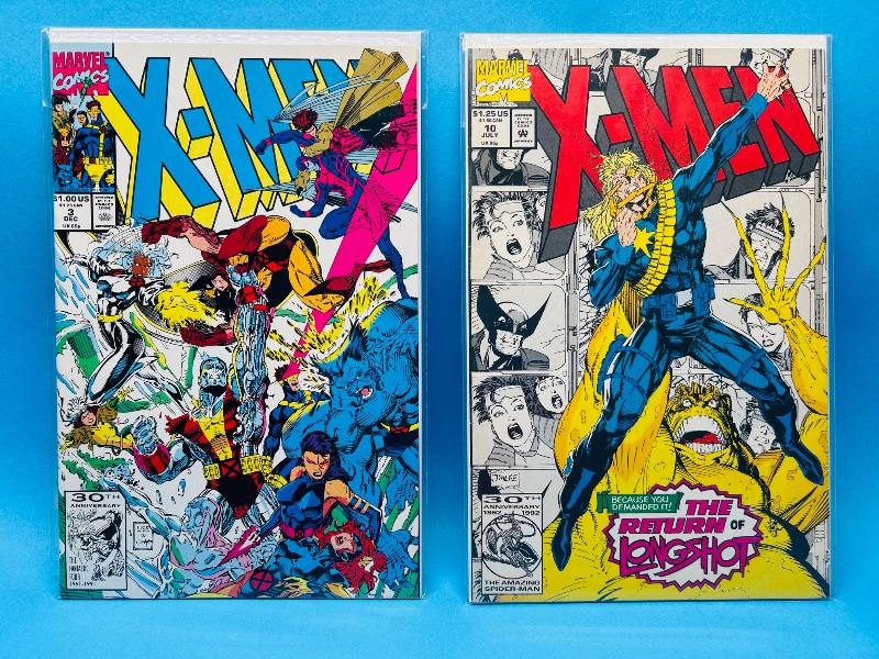 Photo 1 of 151909…2 X-men comics 30th anniversary in plastic sleeves