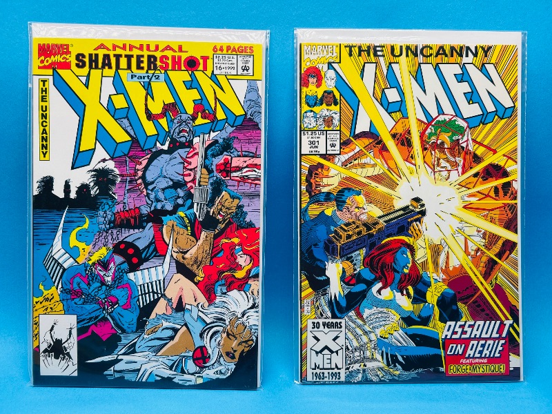 Photo 1 of 151910…2 X-men comics in plastic sleeves 