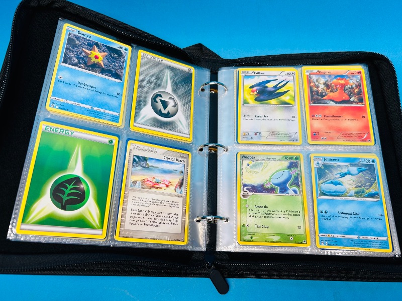 Photo 1 of 152061…final sale no returns/refunds- 160 mixed Pokemon cards in binder 