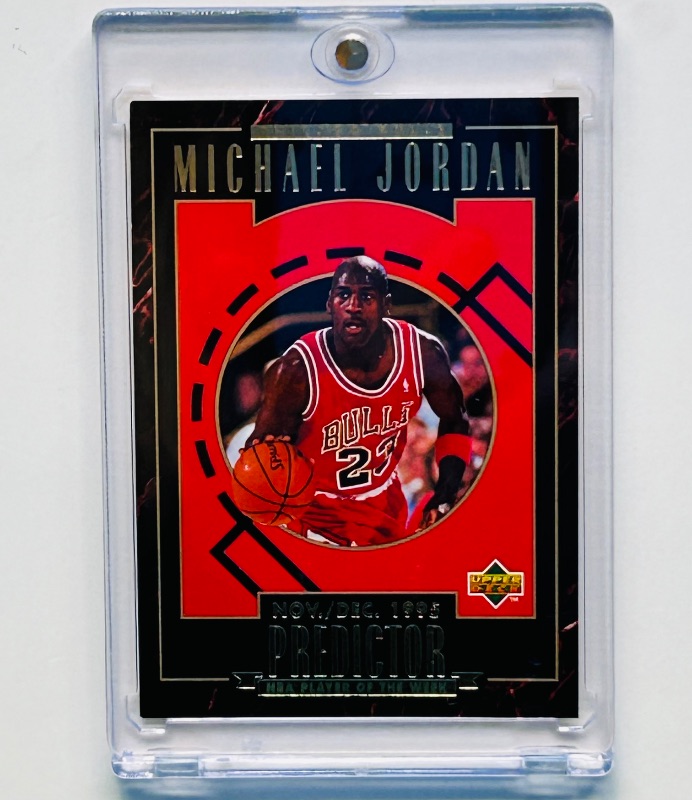 Photo 1 of 152069… Michael Jordan card H1  in hard plastic case 