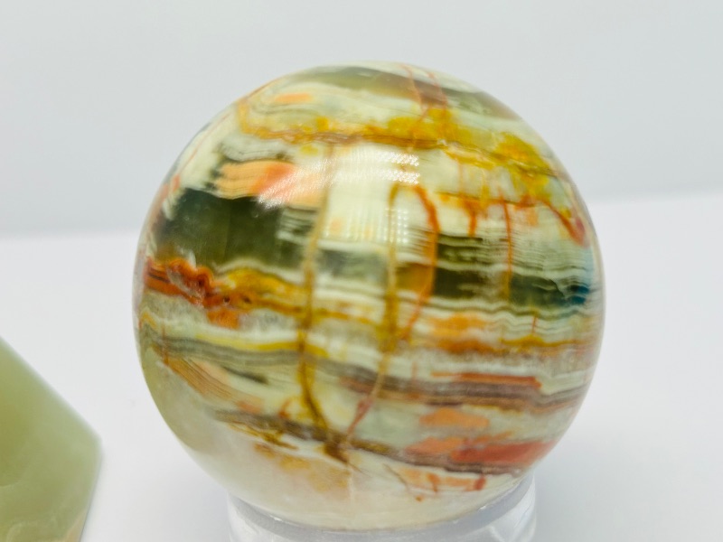 Photo 1 of 152087…onyx pyramid and sphere rocks 