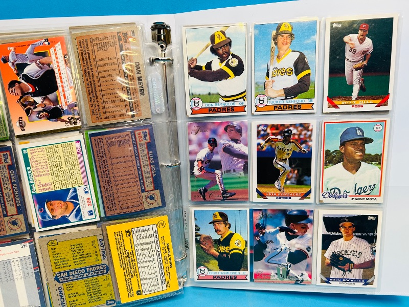 Photo 1 of 152133… final sale no returns/refunds-198 mixed baseball cards in binder 