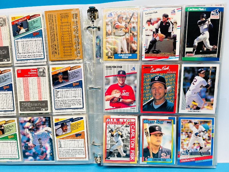 Photo 1 of 152133… final sale no returns/refunds-198 mixed baseball cards in binder 