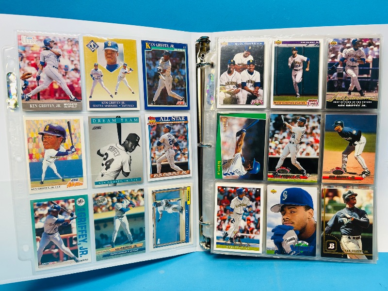Photo 1 of 152133… final sale no returns/refunds-198 mixed baseball cards in binder 