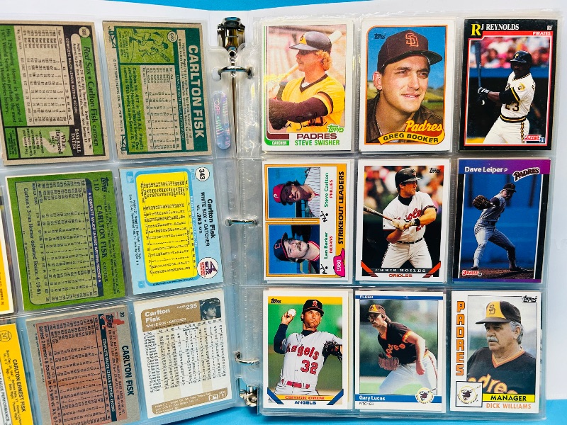 Photo 1 of 152133… final sale no returns/refunds-198 mixed baseball cards in binder 