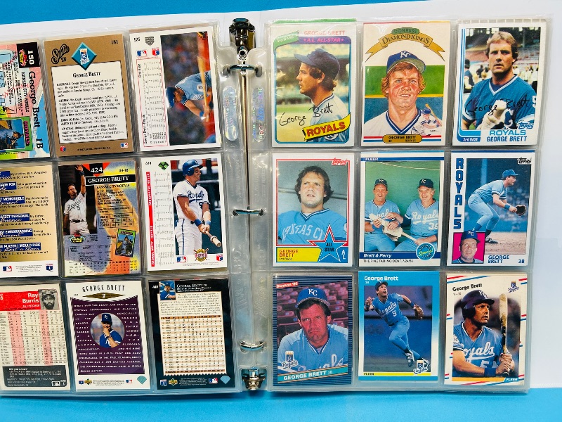 Photo 1 of 152133… final sale no returns/refunds-198 mixed baseball cards in binder 