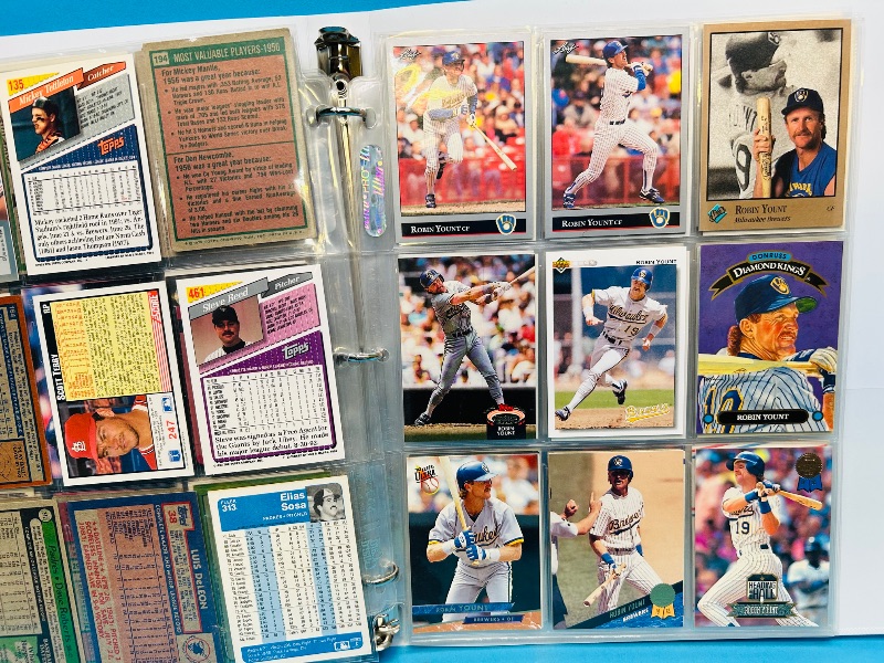 Photo 1 of 152133… final sale no returns/refunds-198 mixed baseball cards in binder 