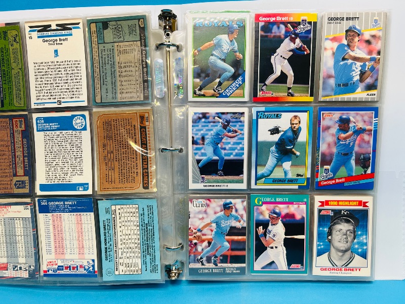 Photo 1 of 152133… final sale no returns/refunds-198 mixed baseball cards in binder 