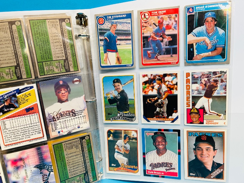 Photo 1 of 152133… final sale no returns/refunds-198 mixed baseball cards in binder 