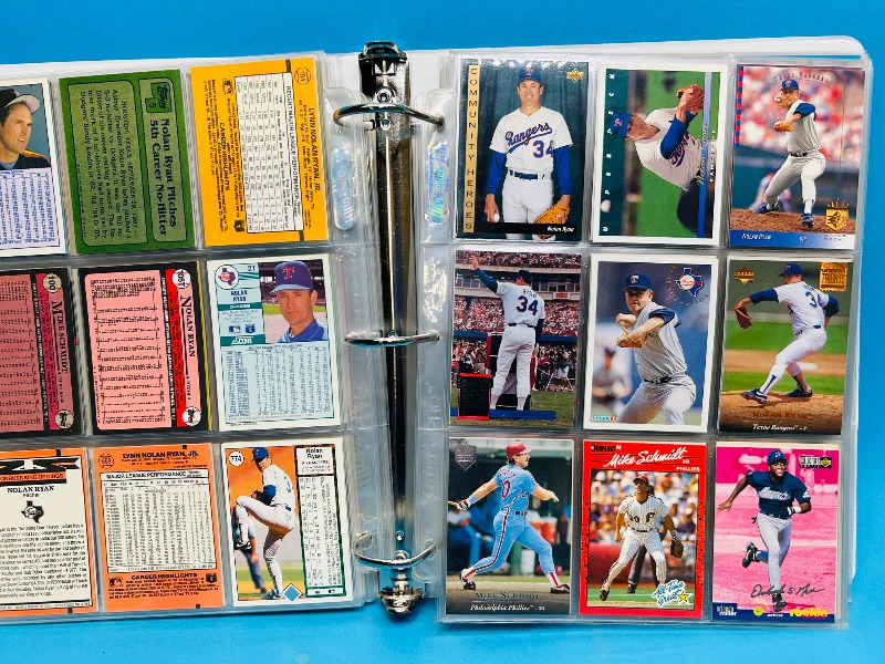 Photo 1 of 152134… final sale no returns/refunds-189 mixed baseball cards in binder 