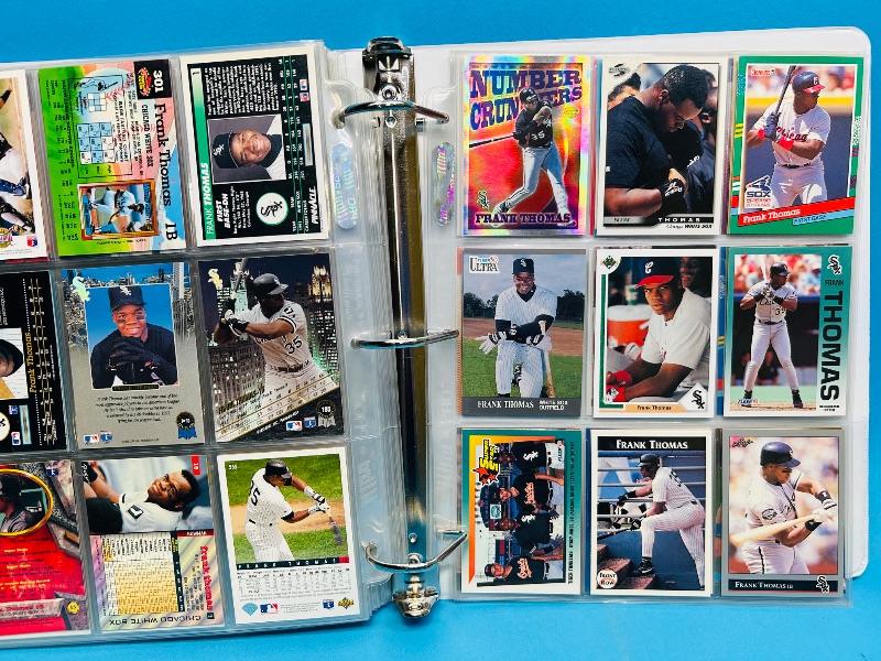 Photo 1 of 152134… final sale no returns/refunds-189 mixed baseball cards in binder 