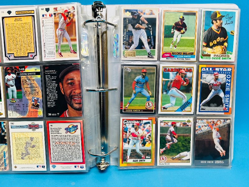 Photo 1 of 152134… final sale no returns/refunds-189 mixed baseball cards in binder 