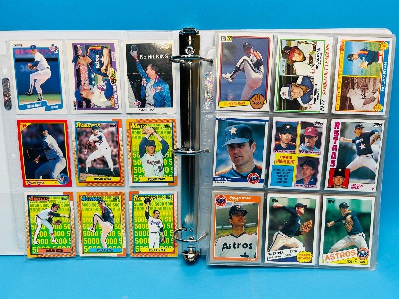 Photo 1 of 152134… final sale no returns/refunds-189 mixed baseball cards in binder 