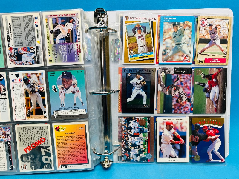 Photo 1 of 152134… final sale no returns/refunds-189 mixed baseball cards in binder 