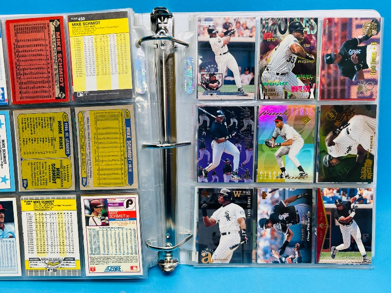 Photo 1 of 152134… final sale no returns/refunds-189 mixed baseball cards in binder 