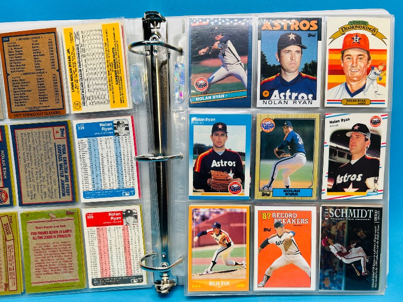 Photo 1 of 152134… final sale no returns/refunds-189 mixed baseball cards in binder 