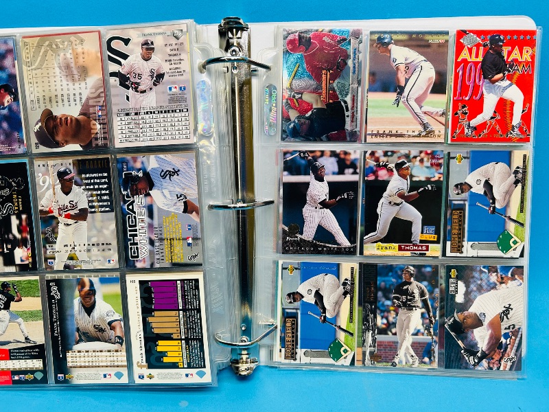 Photo 1 of 152134… final sale no returns/refunds-189 mixed baseball cards in binder 