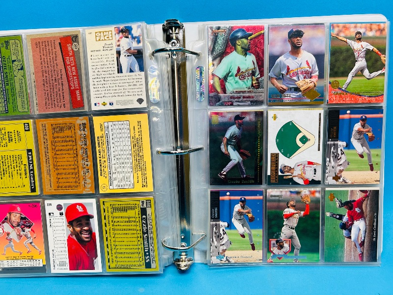 Photo 1 of 152134… final sale no returns/refunds-189 mixed baseball cards in binder 