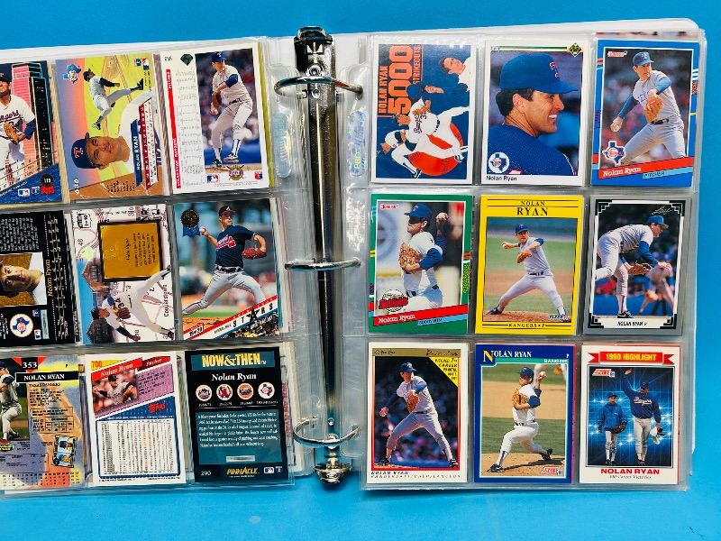 Photo 1 of 152134… final sale no returns/refunds-189 mixed baseball cards in binder 