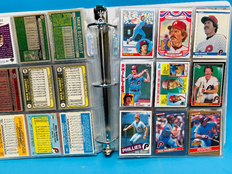 Photo 1 of 152134… final sale no returns/refunds-189 mixed baseball cards in binder 