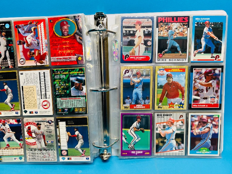 Photo 1 of 152134… final sale no returns/refunds-189 mixed baseball cards in binder 