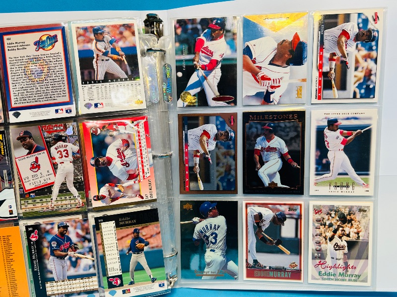 Photo 1 of 152135… final sale no returns/refunds-198 mixed baseball cards in binder 