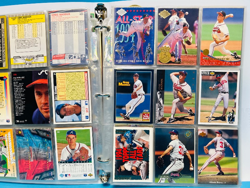 Photo 1 of 152135… final sale no returns/refunds-198 mixed baseball cards in binder 