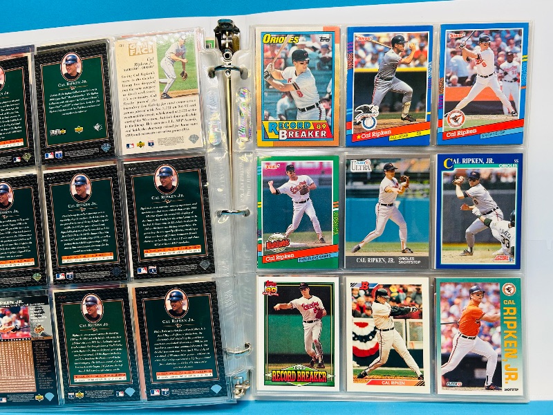 Photo 1 of 152135… final sale no returns/refunds-198 mixed baseball cards in binder 