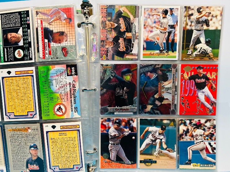 Photo 1 of 152135… final sale no returns/refunds-198 mixed baseball cards in binder 