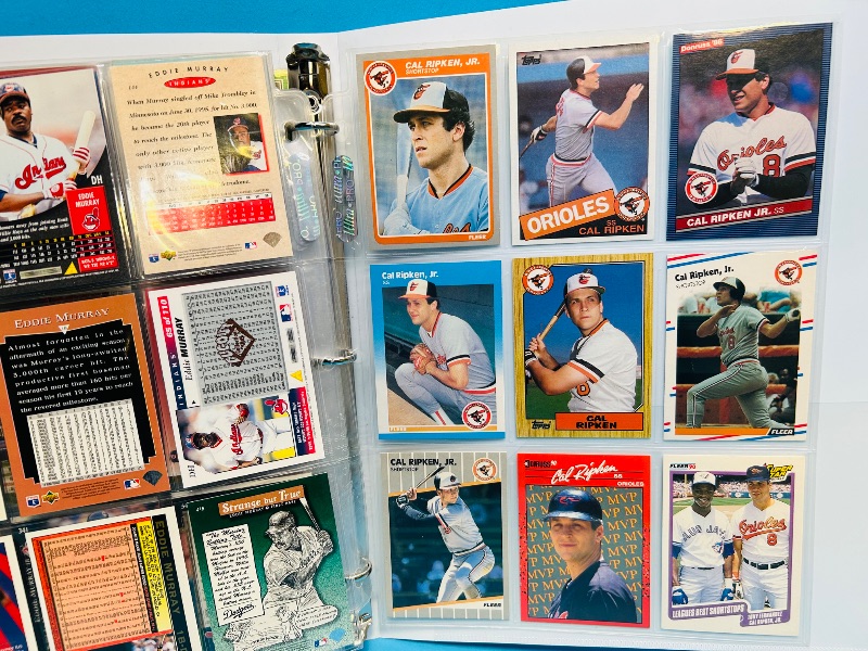 Photo 1 of 152135… final sale no returns/refunds-198 mixed baseball cards in binder 