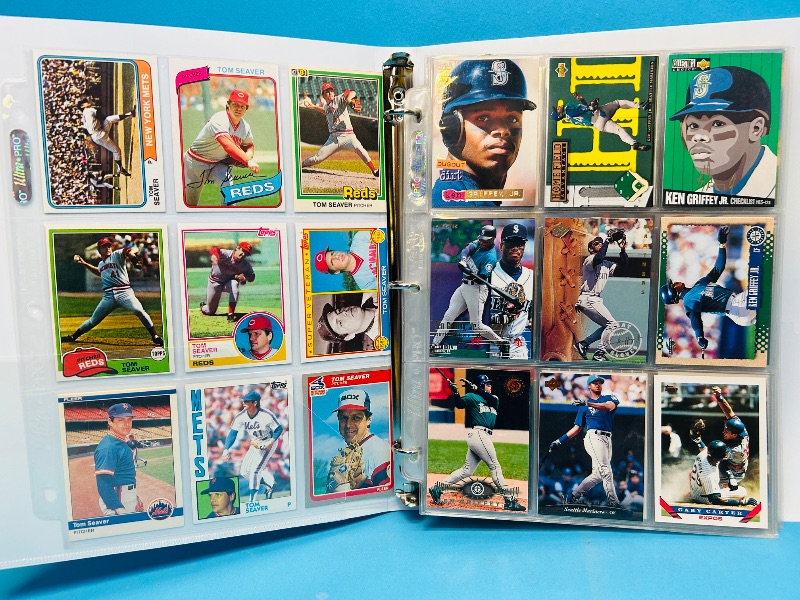 Photo 1 of 152135… final sale no returns/refunds-198 mixed baseball cards in binder 
