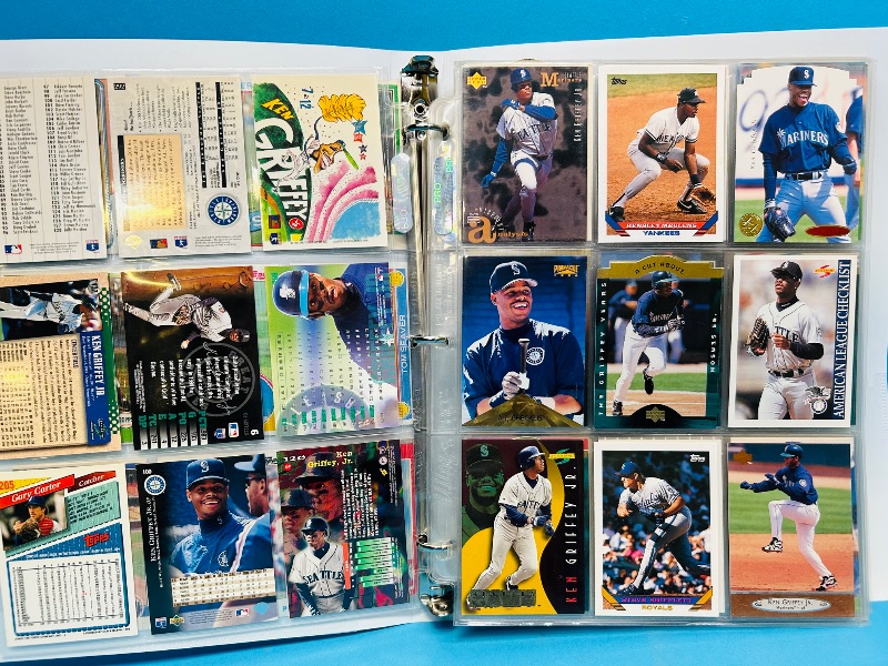 Photo 1 of 152135… final sale no returns/refunds-198 mixed baseball cards in binder 