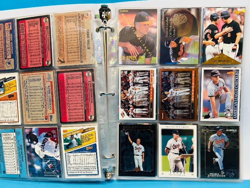 Photo 1 of 152135… final sale no returns/refunds-198 mixed baseball cards in binder 
