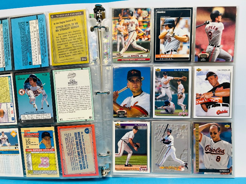 Photo 1 of 152135… final sale no returns/refunds-198 mixed baseball cards in binder 