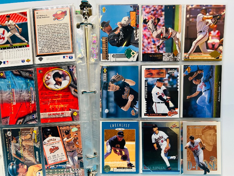 Photo 1 of 152135… final sale no returns/refunds-198 mixed baseball cards in binder 